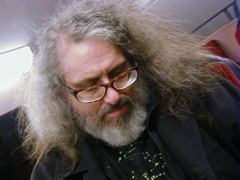 Steve's hair on the Metro